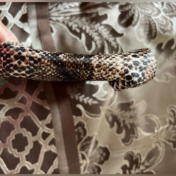 NWOT Mini Satin Coin Purse w/ Snakeskin Print - Picture 5 of 6